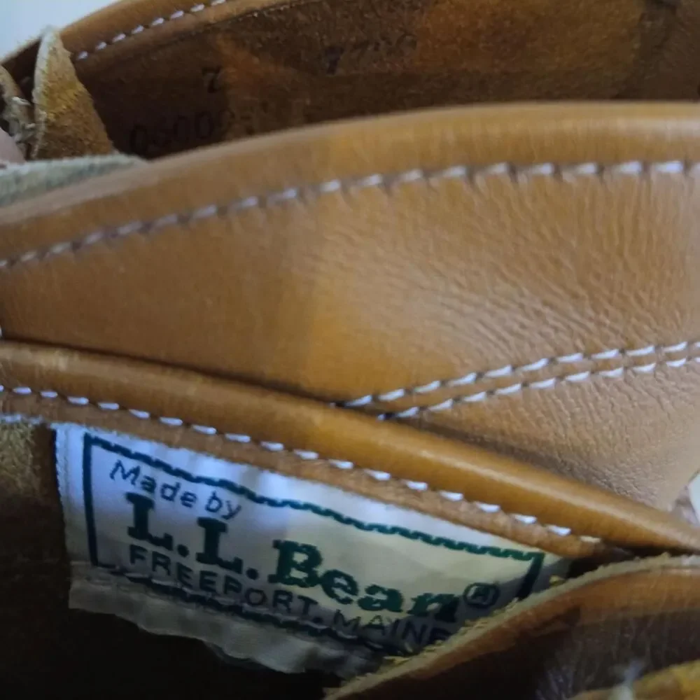 L.L.Bean Maine Hunting Boots Duck Boots Bean Boots Leather Rubber 7 Gorpcore